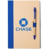Promotional Binded Kraft Journal with Pen Closure Blue JT144