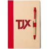 Promotional Binded Kraft Journal with Pen Closure Red JT144