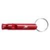Promotional Aluminum Metal Whistle Key Chain Red K204