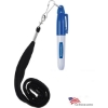 Promotional Mini Permanent Marker Blue/White K603
