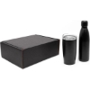 Promotional Stainless Steel 17oz. Tumbler & 22oz. Bottle Set Black KT117