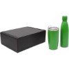 Promotional Stainless Steel 17oz. Tumbler & 22oz. Bottle Set Lime Green KT117