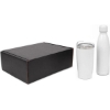 Promotional Stainless Steel 17oz. Tumbler & 22oz. Bottle Set White KT117