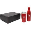 Promotional Stainless Steel 17oz. Tumbler & 22oz. Bottle Set Red KT117