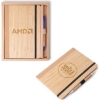 Custom Bamboo & Cork Journal Set with Logo KT303