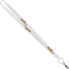 Promotional 3/4 Recycled Screen Printed Lanyard White L101E