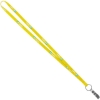 Promotional 3/8 Screen Printed Lanyard Yellow L103F