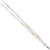 Promotional 5/8 Recycled Shoe String Lanyard White L103WE