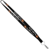 Promotional 3/4 Recycled Euro Soft Lanyard Black L109E