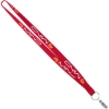 Promotional 3/4 Recycled Euro Soft Lanyard Red L109E