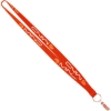 Promotional 3/4 Recycled Euro Soft Lanyard Orange L109E
