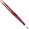Promotional 3/4 Recycled Euro Soft Lanyard Burgundy L109E