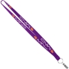 Promotional 3/4 Recycled Euro Soft Lanyard Purple L109E