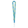 Promotional 3/4 Original Fast Track Lanyard Light Blue L151