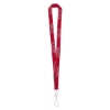 Promotional 3/4 Original Fast Track Lanyard Red L151