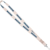 Promotional 3/4 Cotton Fast Track Lanyard White L161
