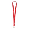 Promotional 3/4 Detail Woven Lanyard Red L202