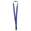 Promotional 3/4 Detail Woven Lanyard Reflex Blue L202