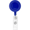 Promotional Round-Shaped Retractable Badge Holder Blue L301