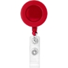 Promotional Round-Shaped Retractable Badge Holder Red L301