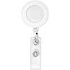 Promotional Round-Shaped Retractable Badge Holder White L301
