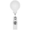 Promotional Tear Drop Retractable Badge Holder White L302