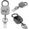 Custom ClipEase Rectangular Badge Reel with Logo L308