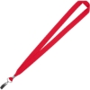 Promotional 3/4 Eco Friendly rPET Lanyard with Bulldog Clip Red L401