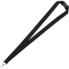 Promotional 3/4 Eco Friendly rPET Lanyard with Safety Breakaway Black L402