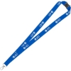 Promotional 3/4 Eco Friendly rPET Lanyard with Safety Breakaway Blue L402