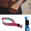 Custom 3/4 Wide One Time Use Wrist Band with Logo L424