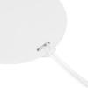 Promotional Imprinted Full Color Round Luggage Tag White L801