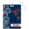 Promotional Imprinted Medium Luggage Tag White L802