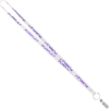 Promotional 1/2 Econo Lanyard White L902