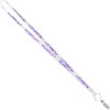 Promotional 1/2 inch Recycled Econo Lanyard White L902E