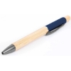 Promotional Bamboo Barrel Pen with Gun Metal Clip Navy P706