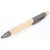 Promotional Bamboo Barrel Pen with Gun Metal Clip Gray P706