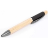 Promotional Bamboo Barrel Pen with Gun Metal Clip Black P706