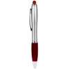 Promotional The Silver Grenada Stylus Pen Burgundy Red P735