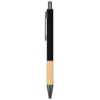 Promotional The Gosford Gunmetal Click-Action Ballpoint Pen with Bamboo Black/Brown P784