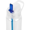 Promotional Recyclable Sports Bottle with Flip-Up Lid - 32oz. Clear/Red S111