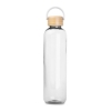 Promotional BambooHydrate 34oz Bottle with Handle Lid Clear S113