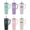 Custom 30oz. Double Wall Mug with Handle and Straw with Logo S300-LD