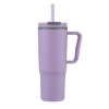 Promotional 30oz. Double Wall Mug with Handle and Straw Light Purple S300-LD