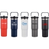 Custom 30oz. Double Wall SS / PP Mug with Handle and Flip Straw with Logo S301-LD