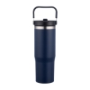 Promotional 30oz. Double Wall SS / PP Mug with Handle and Flip Straw Navy S301-LD
