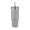 Promotional 30oz. Dual Wall Stainless Steel & PP Tumbler with Clear Lid Gray S303-LD