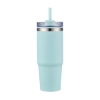 Promotional 30oz. Dual Wall Stainless Steel & PP Tumbler with Clear Lid Light Green S303-LD