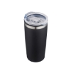 Promotional 20oz. Double Wall SS / PP Tumbler with Clear Lid Black S307-LD
