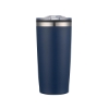 Promotional 20oz. Double Wall SS / PP Tumbler with Clear Lid Navy S307-LD